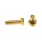 Prime-Line Machine Screw, Round Head, Phil/Sltd Comb Drive No. 8-32 X 1/2in Solid Brass 100PK 9003476 - alternate 4